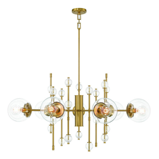 Traiton 9-Light 48" Chandelier in Gold