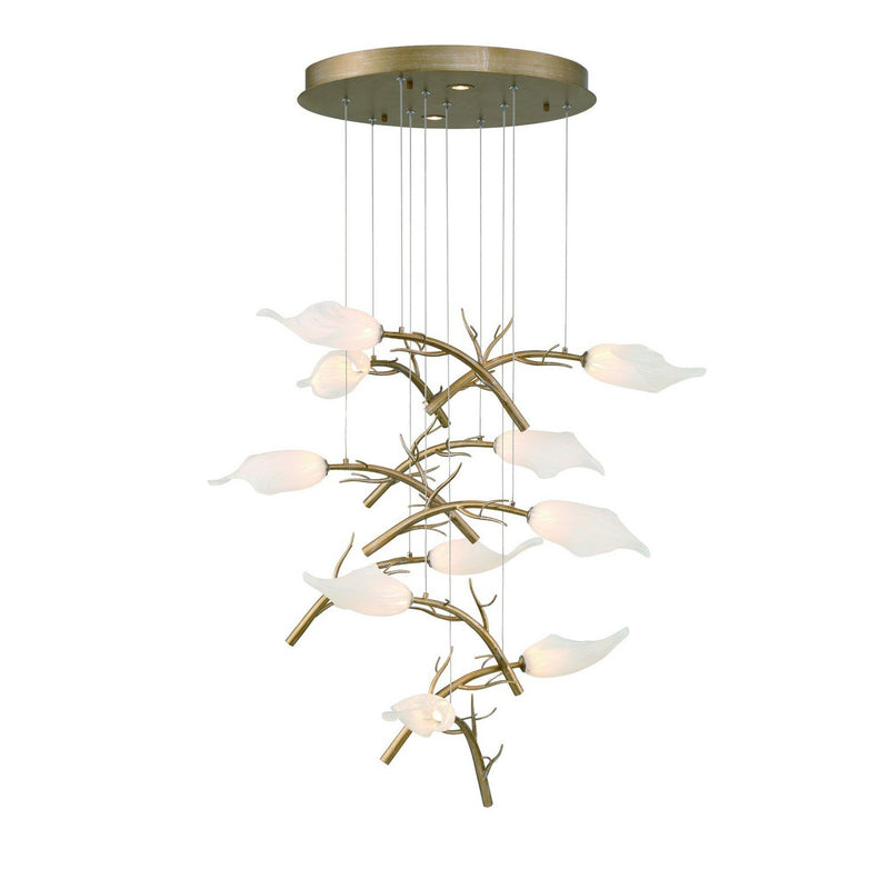 Matera 10-Light 22" Chandelier in Antique Gold