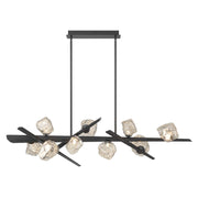 Thorah 9-Light 58.5" Linear Pendant in Matte Graphite