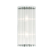 Glasbury 2-Light 14" Wall Sconce in Polished Nickel