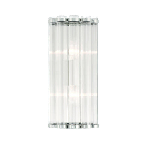 Glasbury 2-Light 14" Wall Sconce in Polished Nickel