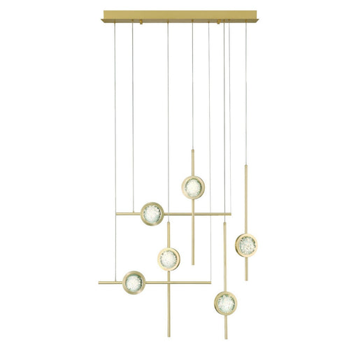 Barletta 6-Light 31.5" Linear Pendant in Anodized Gold