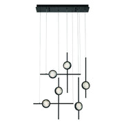 Barletta 6-Light 31.5" Linear Pendant in Anodized Black