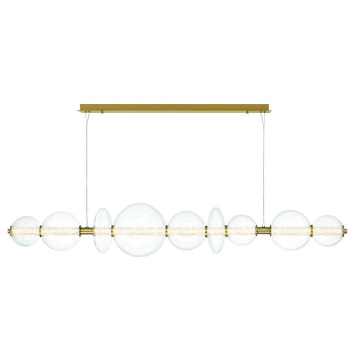 Atomo 3-Light 73.5" Linear Pendant in Gold