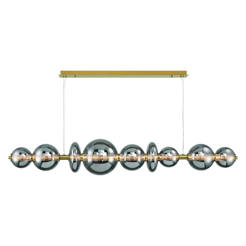 Atomo 3-Light 73.5" Linear Pendant in Gold