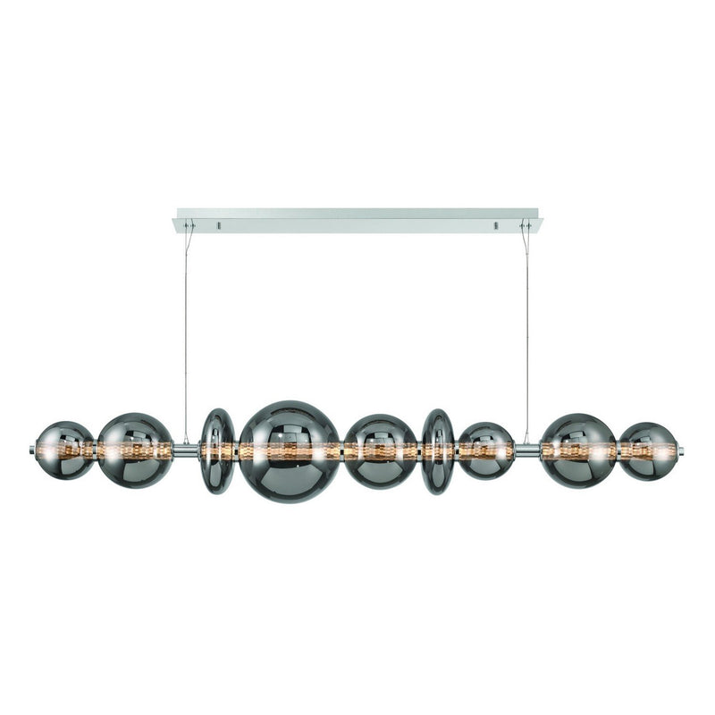 Atomo 3-Light 73.5" Linear Pendant in Chrome
