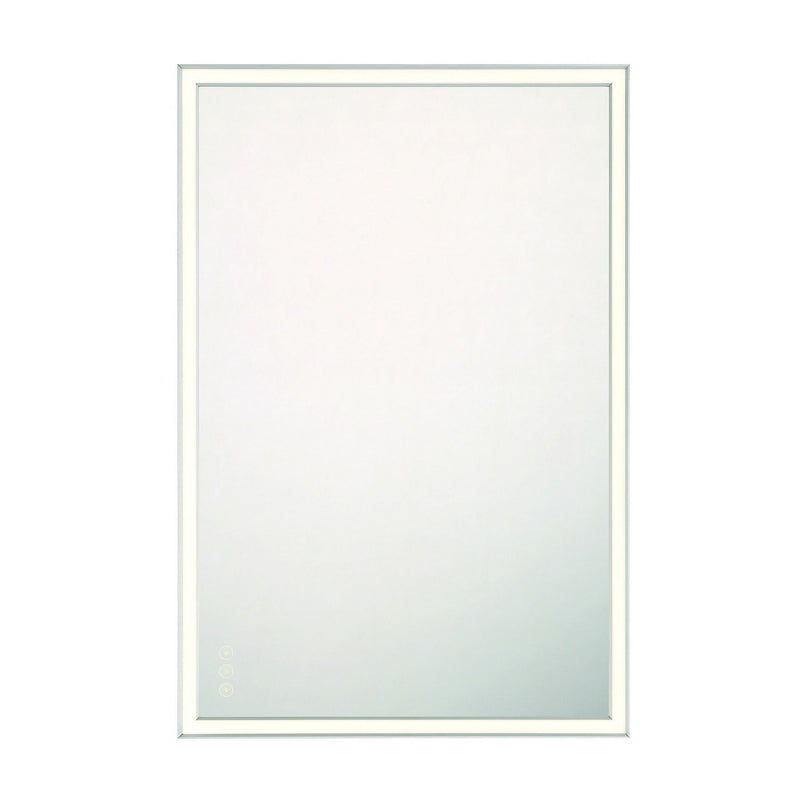 Nixon 24" x 36" LED Vanity Mirror in Anodized Silver