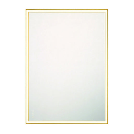Nixon 30" x 42" LED Vanity Mirror in Anodized Gold