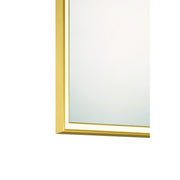 Nixon 32" x 32" LED Vanity Mirror in Anodized Gold
