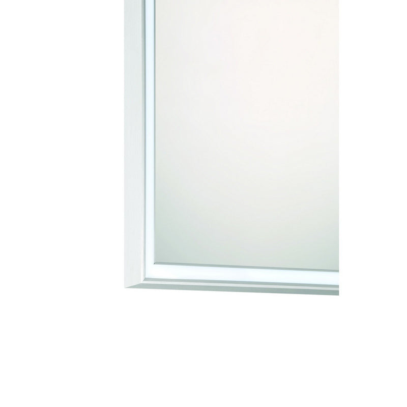 Nixon 32" x 32" LED Vanity Mirror in Anodized Silver