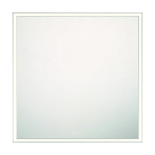 Nixon 36" x 36" LED Vanity Mirror in Anodized Silver