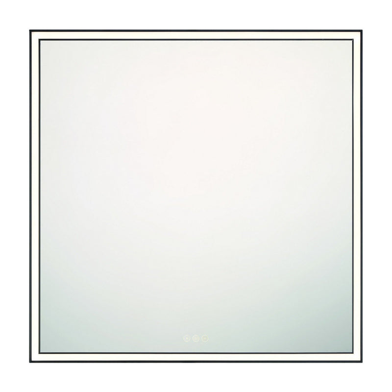 Nixon 36" x 36" LED Vanity Mirror in Anodized Black