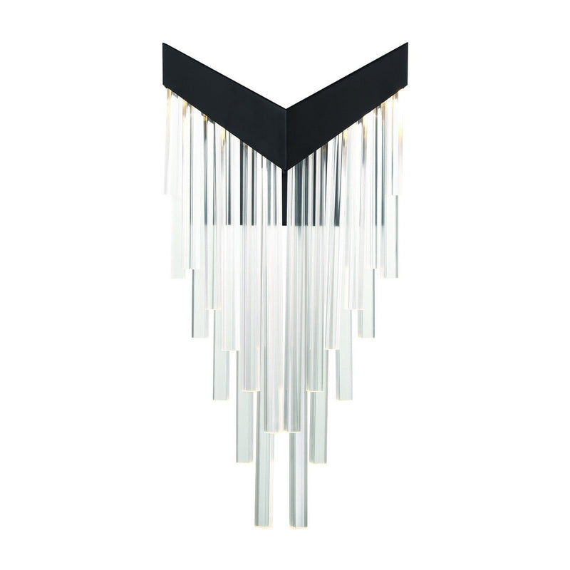 Vivien 20" LED Wall Sconce in Matte Black