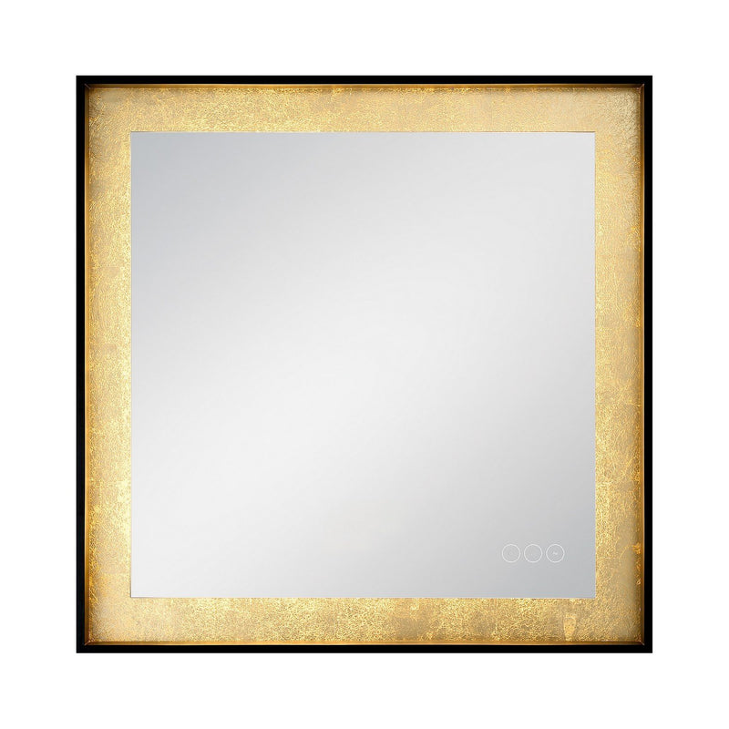 Anya 32" x 32" LED Vanity Mirror 48085 in Anodized Black
