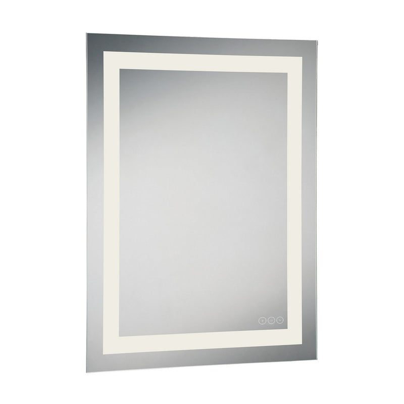 Aspen 24" x 32" LED Vanity Mirror in Anodized Silver