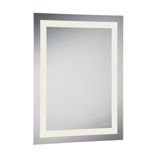 Aspen 24" x 32" LED Vanity Mirror in Anodized Silver