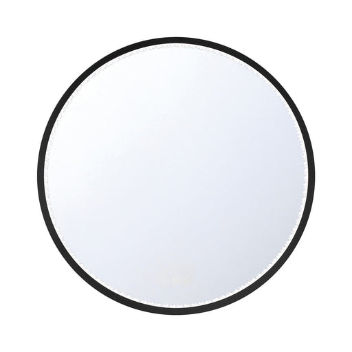 Cerissa 30" Round LED Vanity Mirror in Anodized Black