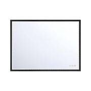 Cerissa 30" x 22" LED Vanity Mirror in Anodized Black