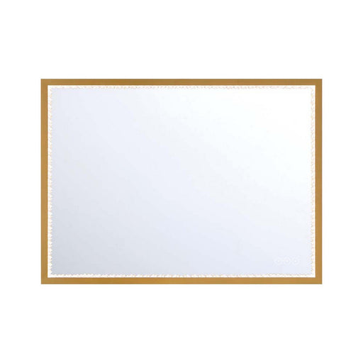 Cerissa 30" x 22" LED Vanity Mirror in Anodized Gold