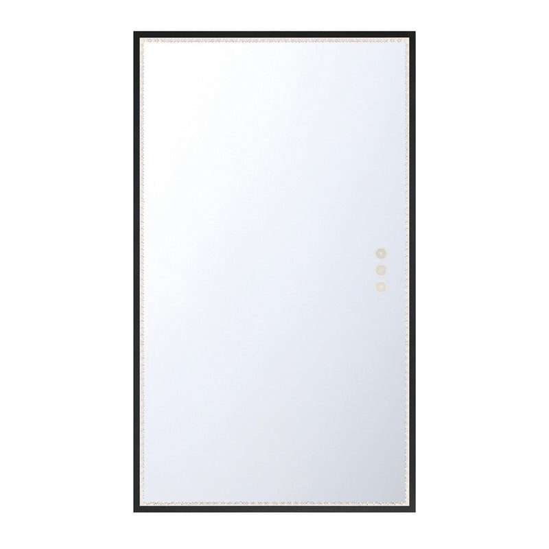 Cerissa 32" x 54" LED Vanity Mirror in Anodized Black