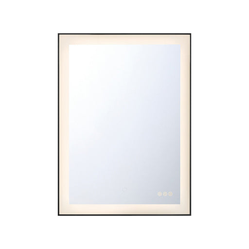 Lenora 22" x 30" LED Vanity Mirror in Anodized Black
