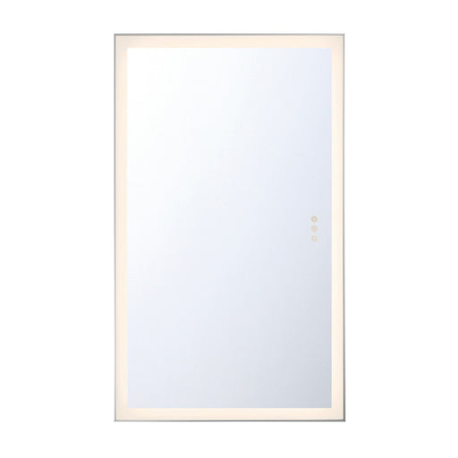Lenora 32" x 54" LED Vanity Mirror in Anodized Silver