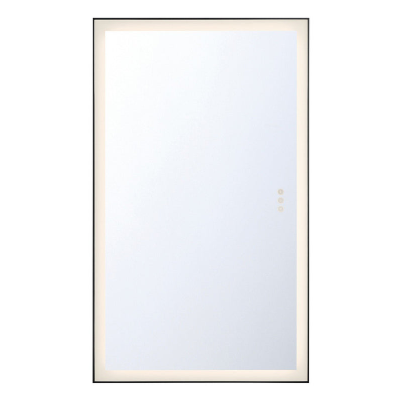 Lenora 32" x 54" LED Vanity Mirror in Anodized Black