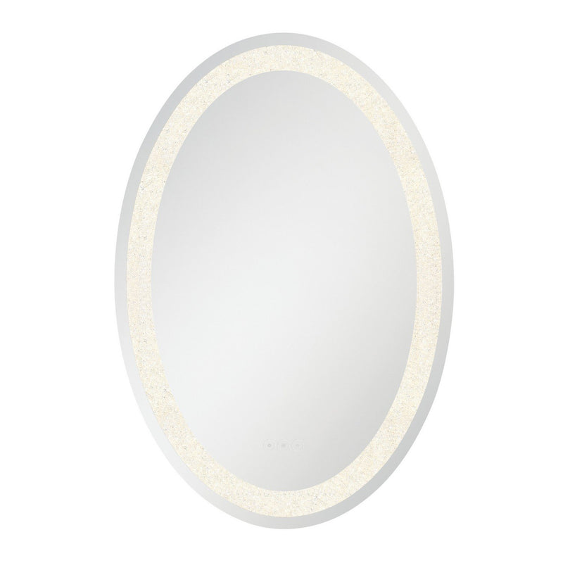 Silvana 21.75" x 31.5" Oval LED Vanity Mirror in Mirror
