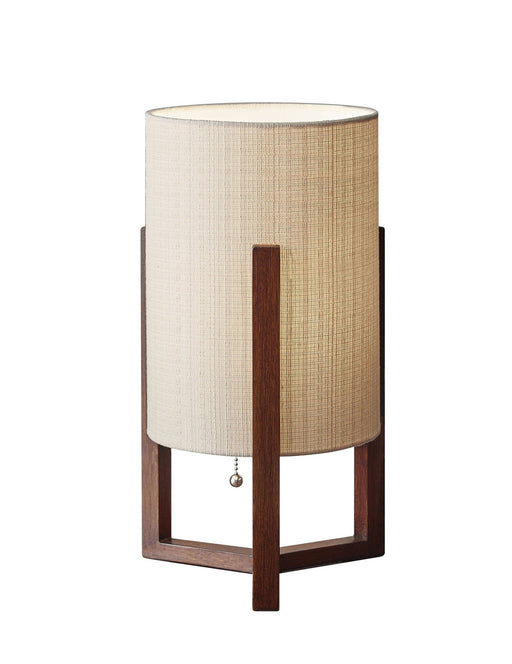 Quinn 17" Table Lamp in Walnut Birch Wood
