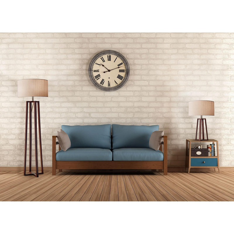 Quinn Floor Lamp in Walnut Birch Wood