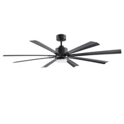 Size Matters 65" Outdoor Ceiling Fan in Matte Black