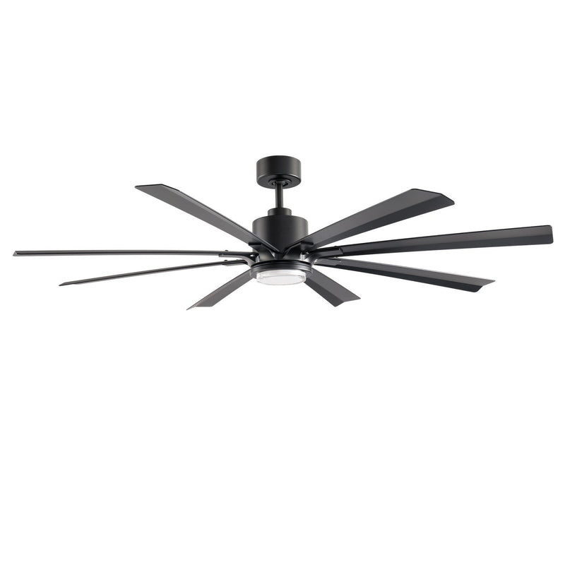 Size Matters 65" Outdoor Ceiling Fan in Matte Black
