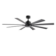 Size Matters 65" Outdoor Ceiling Fan in Matte Black