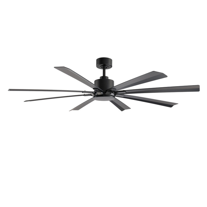 Size Matters 65" Outdoor Ceiling Fan in Matte Black