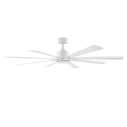 Size Matters 65" Outdoor Ceiling Fan in Matte White