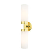 Aero 2-Light 19.25" ADA Bath Vanity Light in Polished Brass