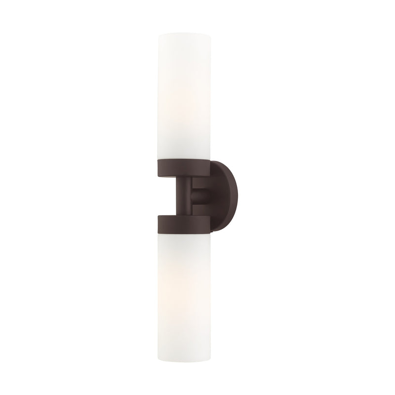 Aero 2-Light 19.25" ADA Bath Vanity Light in Bronze