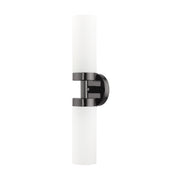 Aero 2-Light 19.25" ADA Bath Vanity Light in Black Chrome