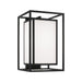 Aiden One Light Outdoor Wall Lantern in Black