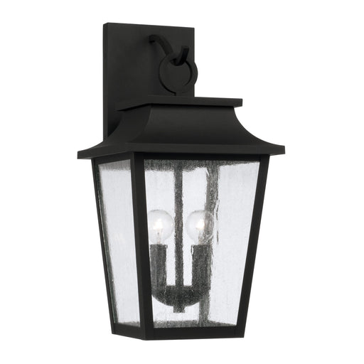 Chandler Two Light Outdoor Wall Lantern in Black