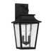 Chandler Two Light Outdoor Wall Lantern in Black
