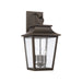 Chandler Four Light Outdoor Wall Lantern in Oiled Bronze