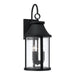 Bridger Three Light Outdoor Wall Lantern in Black