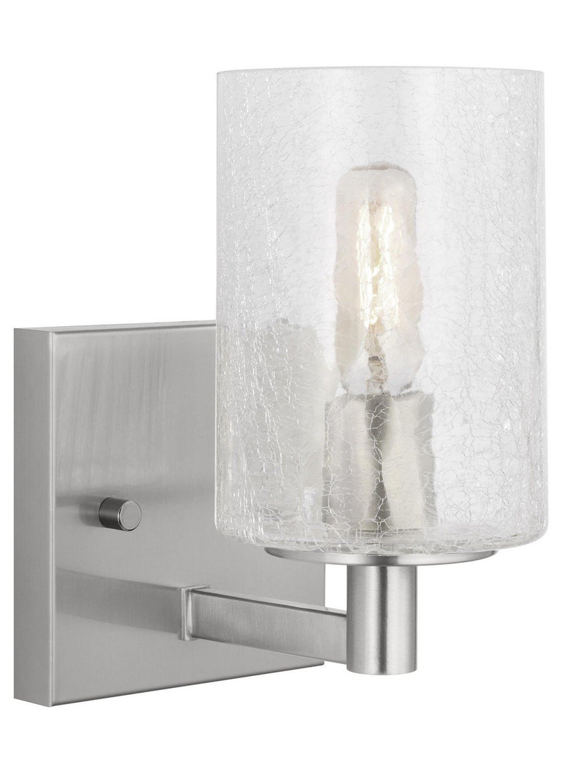 Parker Bath Sconce in Brushed Steel
