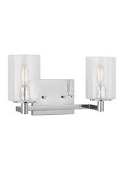 Parker 2-Light Bath Vanity Light in Chrome