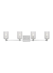 Parker 4-Light Bath Vanity Light in Chrome