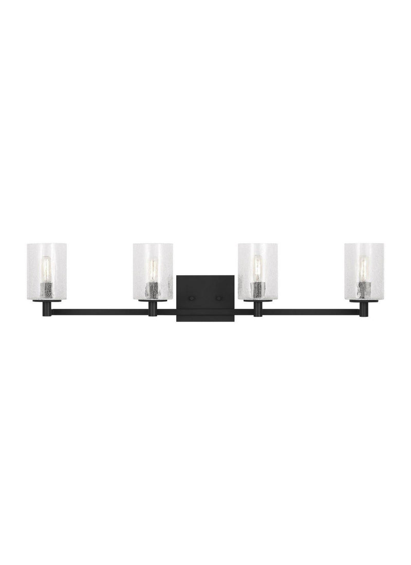 Parker 4-Light Bath Vanity Light in Midnight Black