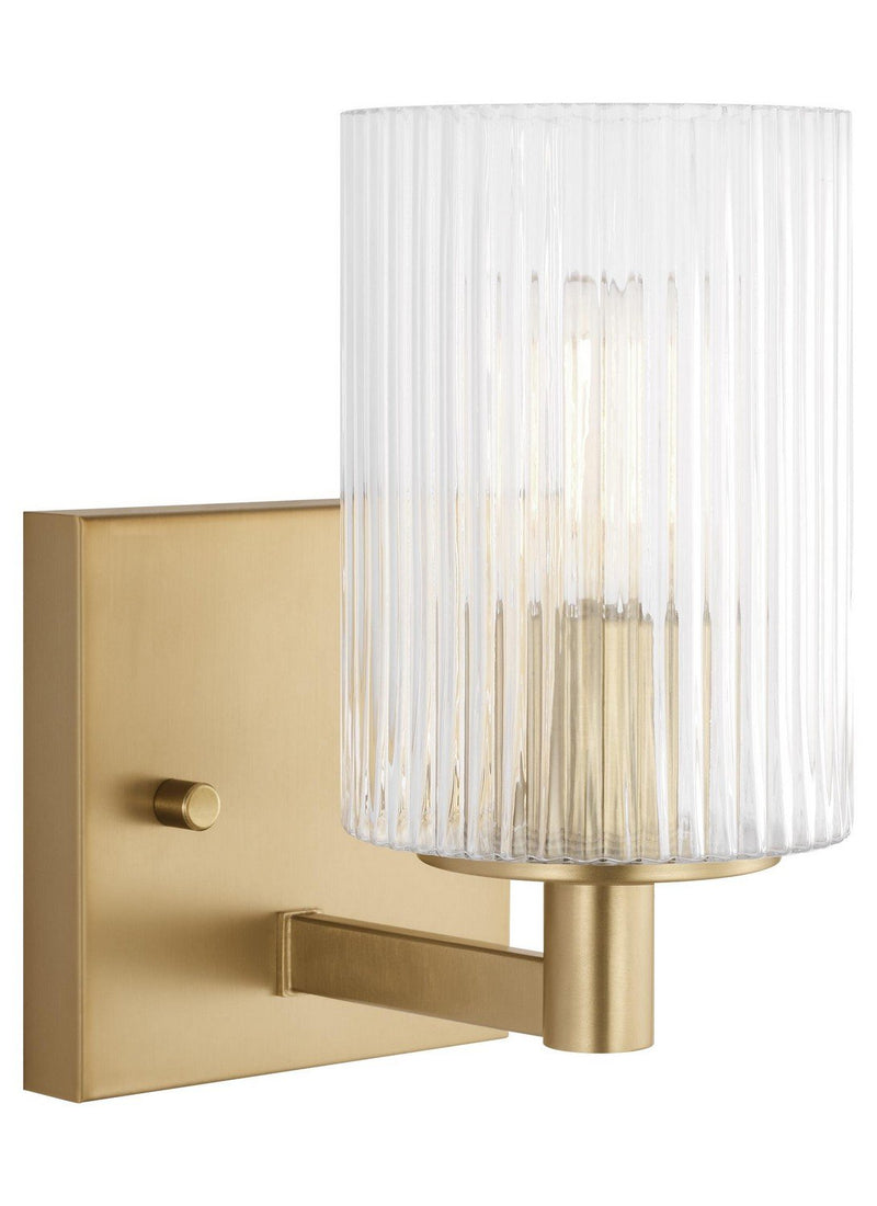 Lando Bath Sconce in Satin Brass