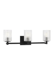 Lando 3-Light Bath Vanity Light in Midnight Black