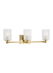 Lando 3-Light Bath Vanity Light in Satin Brass